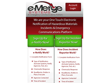 Tablet Screenshot of emerge-systems.net